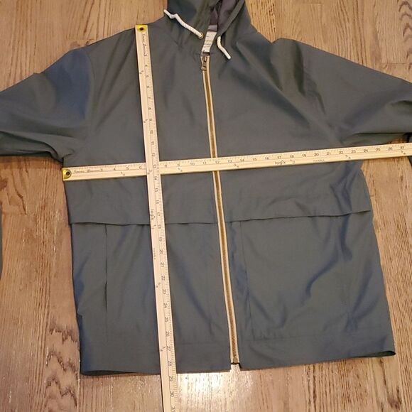 WEATHERPROOF VINTAGE GRAY RAINCOAT SIZE LARGE WATERPROOF RAIN REPELLENT - Picture 6 of 8